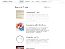 Tablet Screenshot of martin-thoma.com